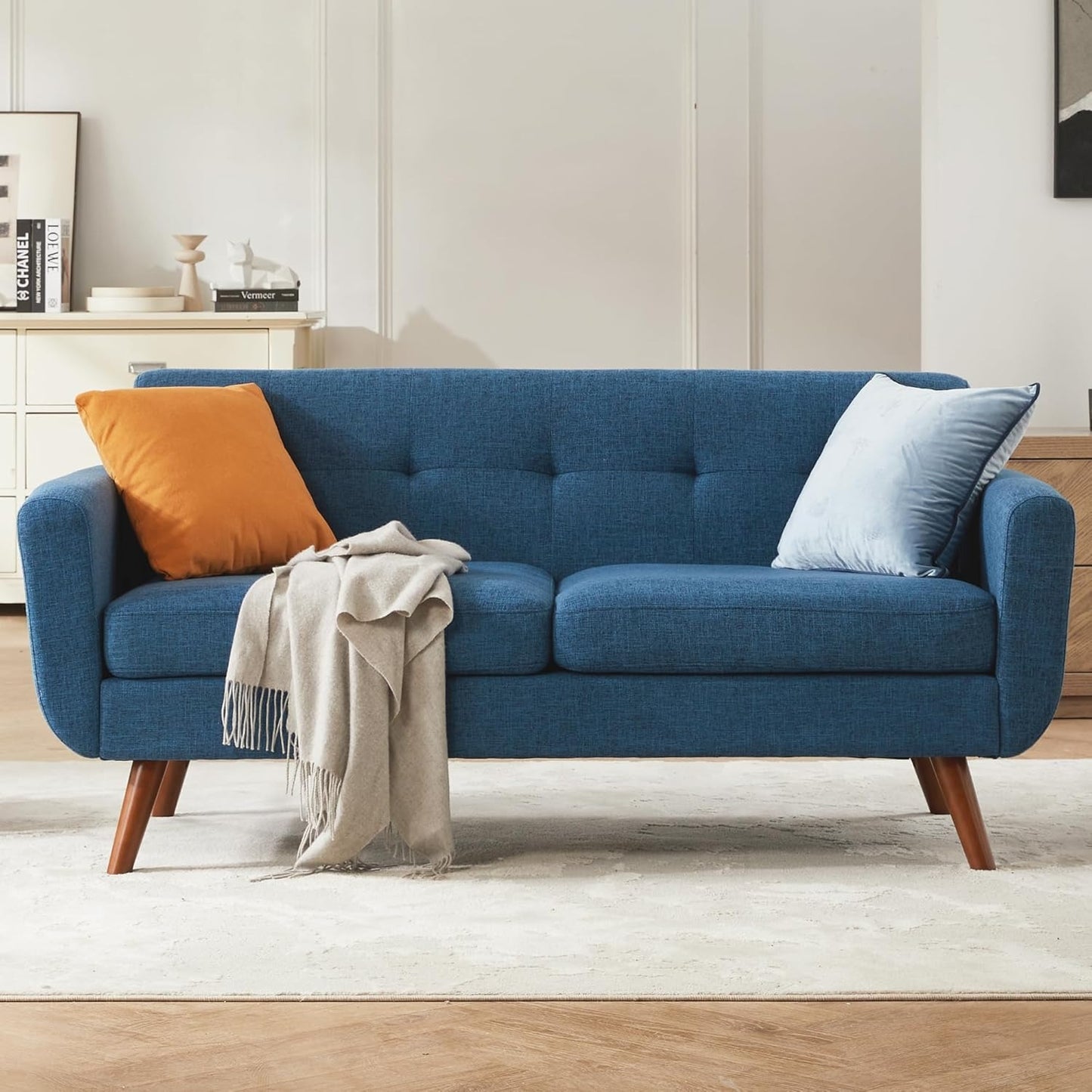 Small Upholstered Love Seat Furniture Tbfit 65\