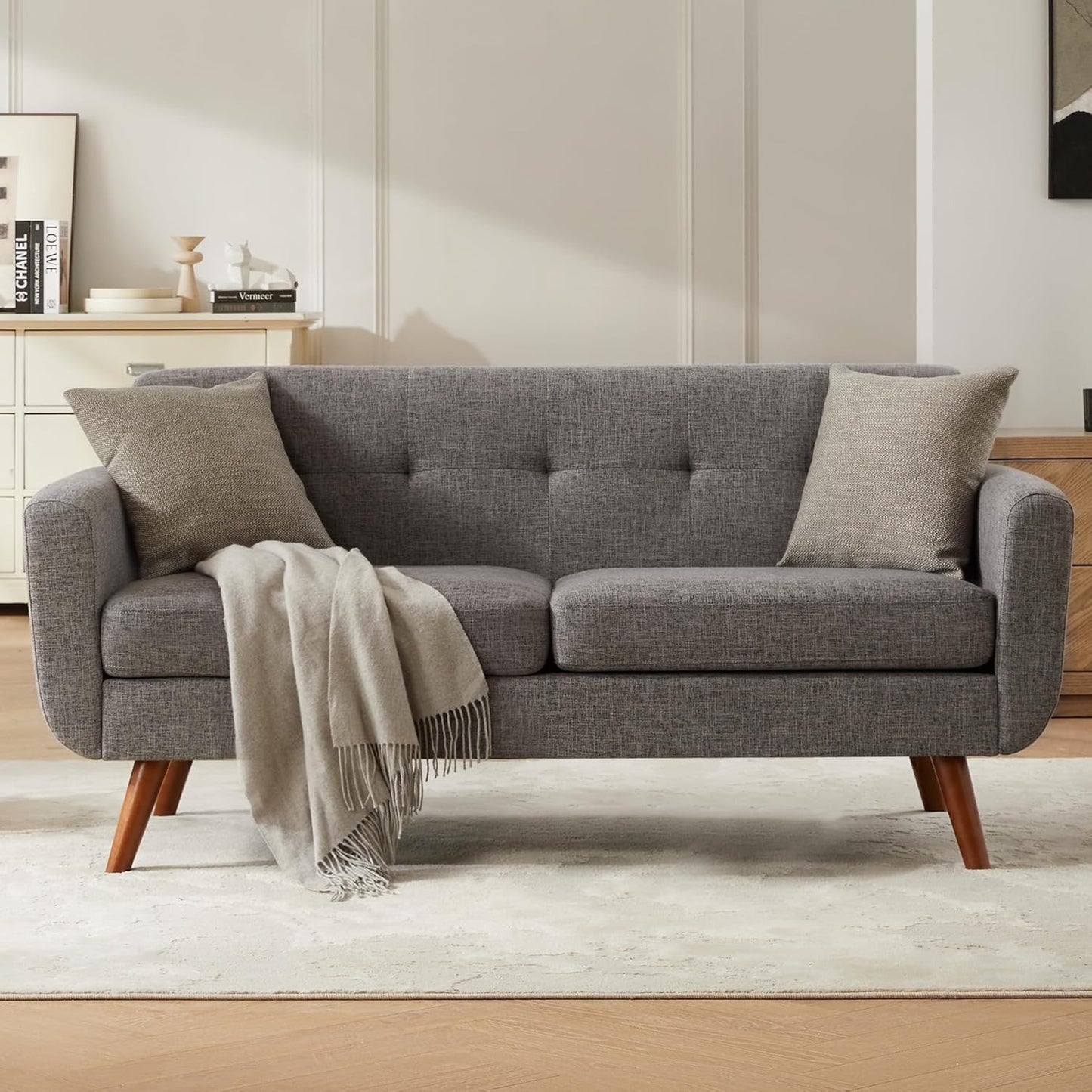 Small Upholstered Love Seat Furniture Tbfit 65\