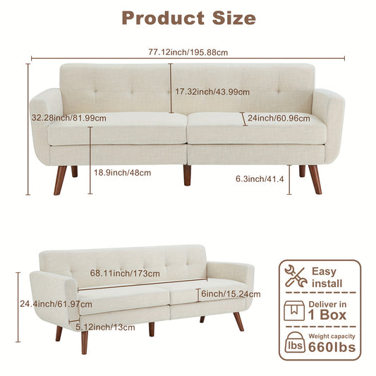 Small Upholstered Love Seat Furniture Tbfit 65\